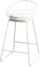 Yxsd Sedie da Pranzo Ferro Bar Stool Ferro battuto Bar Stool Cafe Bar Sedia Alta Sedia Sgabello Cucina Colazione Bench Chair Altezza Seduta (Color : E)