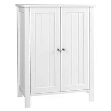 YJIIJY Armadietto Autoportante da Bagno, Mobiletto Multiuso Doppia Anta con Ripiani e 2 Porta, Armadietto Terra da Bagno Salvaspazio Ante in Legno Bianco Mobiletto sotto Il Lavello(80 x 60 x 30 CM)