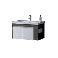 Homemania SNB-799 Mobile per Lavabo Siena 80 da Parete, da Bagno, Bianco, Legno, in MDF, 80x45,5x55 cm