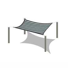 DANDAN Rete Ombreggiante Crittografia Addensata Rete Solare Terrazza/Balcone/Tetto/Auto Rete Oscurante Isolamento Verde Scuro 8 Pin (Size : 4 * 4m)