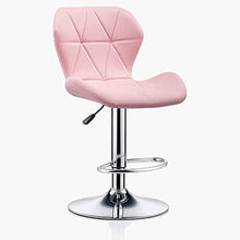 Reception Desk Sedia Pu Pelle Swivel Barstools,Panina Sgabello Alto Sgabello Bianco Nero Backrest Altezza Regolabile in Pelle Rotabile A 360 Gradi in Pelle Rotabile Casa Tavolo Tabl