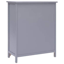 FAMIROSA Armadietto con 6 Cassetti Grigio 60x30x75cm Legno di Paulownia