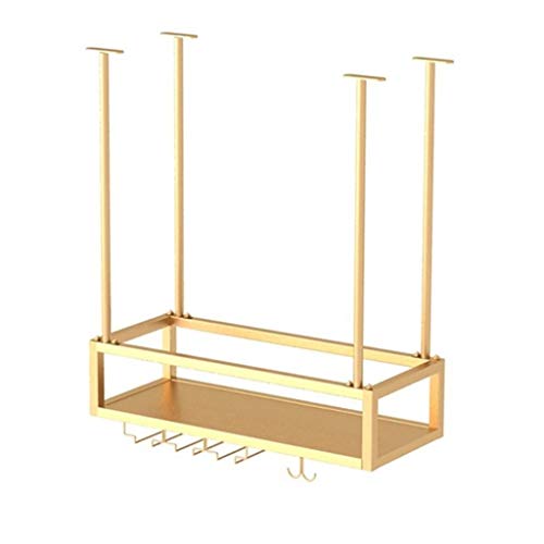 CCFENG Ornamenti, Bar cremagliera Vino da tavola, Appendiabiti Vino Europeo, cremagliera di Vetro di Vino, Hanging cremagliera Bicchiere di Vino, a Testa in Giù Vino Rack casa