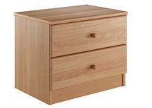 Erst-Holz Comodino a 2 cassetti in Faggio massello 90.20-K38