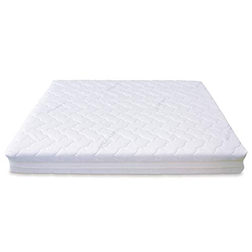 Baldiflex Emporio Fodera per Materasso Matrimoniale in Silver Safe, Coprimaterasso, con Fascia Traspirante, Sfoderabile con Zip, Atossica, Misura 160x190x20 cm