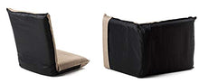 HongTeng Divani Giapponese Tatami Lazy Couch Sacchetto del Fagiolo Singolo Tempo Libero Sedia Camera da Letto bay Window Sedia Pieghevole 42 × 49 × 9 cm