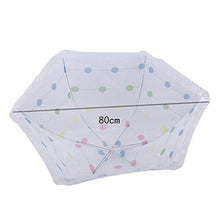 JIUZUI - Copertura per alimenti in rete, pieghevole, per picnic, campeggio, colore: Bianco