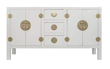 Fine Asianliving Credenza Cinese Grigia - Orientique Collezione L160xP50xA90cm