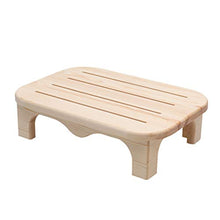 ZXCVB Sgabello con Gradino in Legno massello, Sgabello da Barba Resistente, Leggero e Antiscivolo, Sgabello Piccolo per Bambini, per casa, Bagno, Comodino