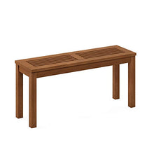 Furinno Tioman Panchina Senza Schiena, Wood, taglia unica