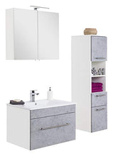 Set di mobili da bagno SANTINI 75 (3 pezzi) grigio cemento