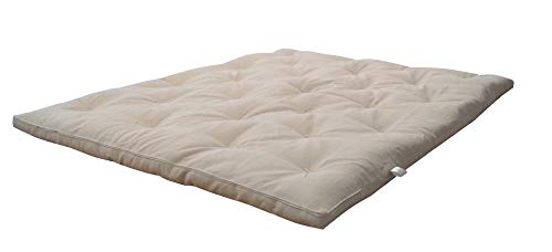 Vivere Zen - Futon Shiatsu 6 cm (2 Strati in Cotone Naturale) - Misure Extra XL - Misura 240x200 cm