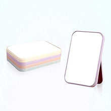 WXL Specchi da Tavolo 3 Colori Specchio per Il Trucco Semplice per Le Donne Specchio cosmetico Desktop Pieghevole Compatto per la Camera da Letto da Camera da Letto Specchio Trucco con LED