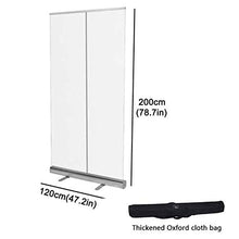 Protezione da Starnuto Indipendente, Scudo da Starnuto Portatile, Banner Roll Up Trasparente Portatile, 120X200 cm (47,2x78,7 Pollici)