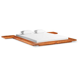 SKM Giroletto Futon Giapponese in Legno Massello Acacia 140x200 cm (55.7kg)