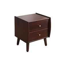 GXT WGZ- Comodino Camera Locker, Camera da Letto Comodino, Soggiorno Locker, Living Room Divano Fianco del Mobile (Color : Walnut Color)