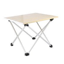 GUIPING Piccolo Pieghevole Tavolo da Pranzo all'aperto Pie Tavolo da Campeggio Portatile Picnic Camp Beach Hard Top Pieghevole Tavolo Pieghevole, Facile da Pulire