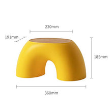 SODIAL Sgabello Arcobaleno Sgabello Semplice Circolare Piccolo Sgabello Rotondo per la Casa per Bambini Sgabello per Cambio Scarpe Durevole Antiscivolo 1
