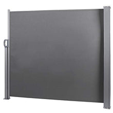 Oumefar Tenda Laterale Multifunzionale Tenda Laterale da Giardino espandibile Tenda Laterale di Design telescopica per Il Giardino per Balcone(Dark Gray)