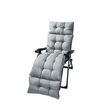 Ruby Lil Cuscino Imbottito, Cuscino per Sedia a Sdraio, Patio Portatile con Antiscivolo Copertina, Cuscino del Sedile Pieghevole per Outdoor Indoor (1 Pezzo),Grigio