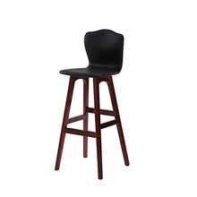 Sgabelli da Bar Sedia da Bar Casual Moderna in Legno in Pelle PU per la Colazione Sedia da Bar (Color : Orange, Size : A)
