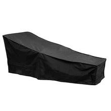 Centitenk Patio Sdraio Copertura Heavy Duty Outdoor Lawn Chairs Mobili Copertura Resistente all'Acqua - Nero