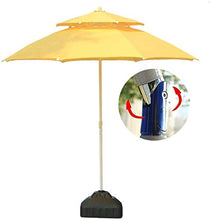 SHANCL Ombrellone Esterna Ombrelloni Protect 7.5' / 230 Centimetri Giardino Patio ombrellone Tavolo con Pulsante di inclinazione, for Esterno Yard, Beach Commercial Evento Mercato