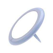 ADSE Specchio per Il Trucco Specchio per Il Trucco a LED 2 Specchi Cosmetici Illuminati Ricaricabili con luminosità Specchio Azzurro (Colore: Blu)