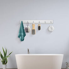 ETiME Ganci Adesivi 3M Ganci Appendiabiti in Acciaio Inox 304 Ganci Portasciugamani per Bagno Cucina Porta (6 Ganci)