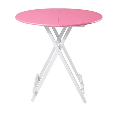 Tavolo Da Tavolo Pieghevole Tavolo Da Pranzo Semplice Pieghevole, Tavolo Rotondo Portatile Multifunzionale, Studio Conveniente Tavolo Rotondo In Dormitorio, Adatto Per Studio / Ufficio / Sala Da Pranz