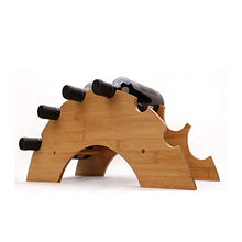 BENOHAOH Cremagliera di Vino in Legno di bambù di bambù Creativo, Rack di stoccaggio di Vino in Legno massello, Mobile Semplice di stoccaggio di Moda Semplice