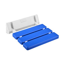 NYDZDM Sedile Pieghevole da Bagno, Sgabello da Parete per Doccia, Sedia da Parete Antinfortunistica, Sgabello da Bagno (Color : Blue)