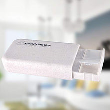 DOITOOL Contenitore per pillole da viaggio, 1 cassetto automatico, 1 settimana, portatile, mini 6 griglie, scatola per medicina, organizer