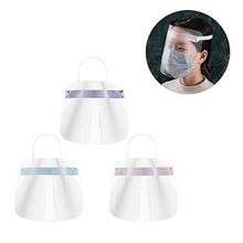 Amosfun 3 Pezzi Visiera Riutilizzabile Fumo Blu Anti-Appannamento-Plastica Pratica Visiera Professionale Trasparente Anti-Appannamento per Bar Cucina Casa Ristorante