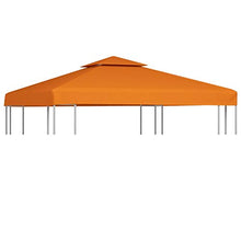 GOTOTOP Copertura di ricambio per gazebo Gazebo, 3 x 3 m, impermeabile, con 8 rondelle, 310 g/m², terracotta
