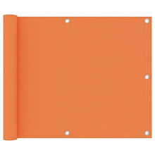 vidaXL Paravento Balcone Arancione 75x600 cm in Tessuto Oxford