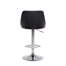 N/Q - Set di 2 sgabelli per sala da pranzo, in similpelle, altezza regolabile, ristorante, bar, bistrot girevoli, colore: bianco