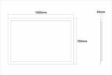 Dr. Fleischmann Specchio del Bagno con Illuminazione LED GS084N Bianco Caldo IP44 (100 x 70 cm)