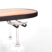 mmmy Portabottiglie, portabottiglie da Tavolo Supporto per Bicchiere da Vino Capovolto in Legno massello Espositore per Vino Scaffale per la Decorazione della casa