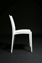 GRAND SOLEIL Sedia Impilabile, Bianco, 51 x 49 x 80 cm
