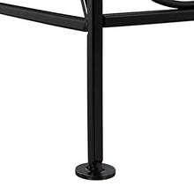Relaxdays Portabottiglie, 20 Bottiglie, Decorativo, Cantinetta per la Cucina, Cantina, Bar, Metallo, 83x34x17 cm, Nero