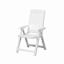 Vigor 9693610 Sedia in Polipropilene Bianca Tampa Poltrona Pieghevole