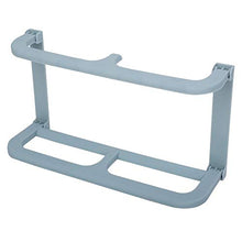 Tarente Pantofole in plastica a Doppio Strato Pantofole autoadesive Holder Rack Organizer (Blu)