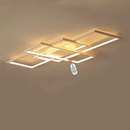 LED Plafoniera Moderna Quadrato Designer Lampada da soffitto Alluminio Corpo Lampada Sala da Pranzo Ufficio Scala Soggiorno Lampadari lluminazione della Stanza [Classe di efficienza energetica A++]