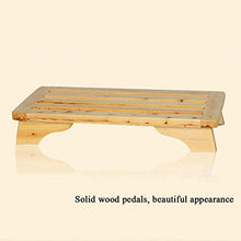 AYHa Bagno sgabello di legno Barrel Poggiapiedi Passo Bench piccolo sgabello rettangolo sgabello da doccia Sgabello Pedale impermeabile antiscivolo Doccia Bench