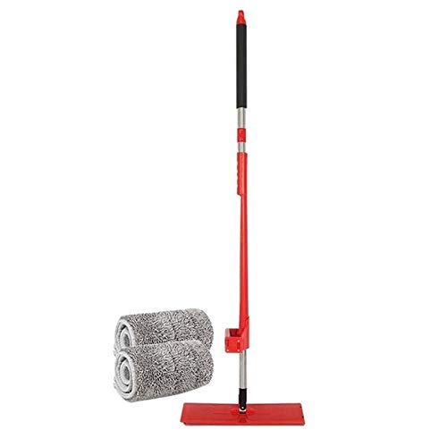 WAMSY Mop Spazzola per Pavimenti per Uso Domestico con Manico A 360 Gradi con Cuscinetti per La Pulizia Piastrelle per Cucina di Casa Utensili per La Pulizia del Pavimento per Soggiorno