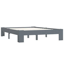 FAMIROSA Giroletto Grigio in Legno Massello di Pino 120x200 cm-3306