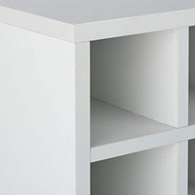 relaxdays Scaffale Portabottiglie, Grande, con Porta Calici, Cantinetta per 8 Bottiglie HxLxP: 42 x 52 x 28 cm, Bianco, Truciolato