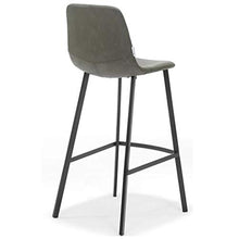 Sedia da Pranzo Sgabelli Alti Sgabelli da Bar Sedie da Bar per Colazione con schienali e Gambe in Metallo Nero Opaco, sgabelli da Bar Alti da Cucina, 1 pz