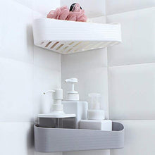 FQYYDD Treppiede da Bagno 1Pz Scaffale da Bagno Scaffale da Parete Treppiede da Cucina. Grigio Chiaro